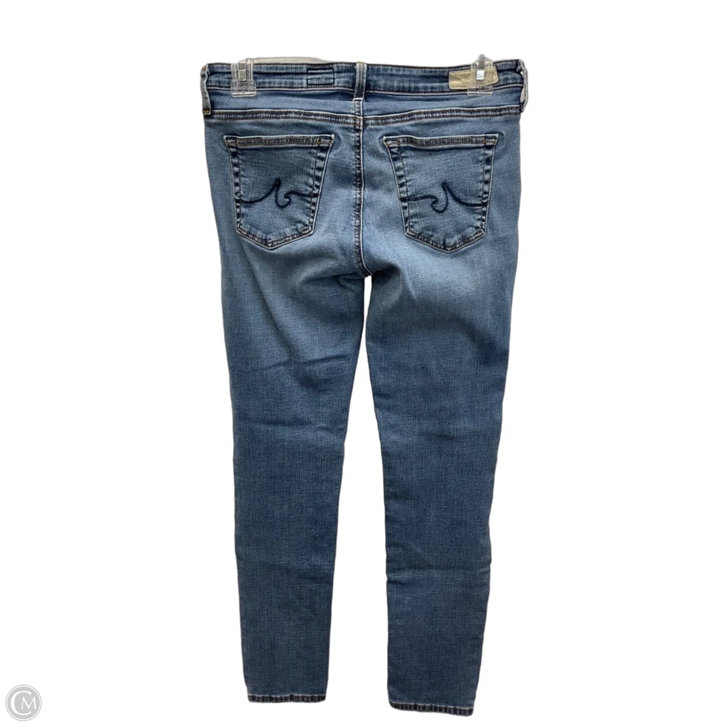 Jeans Skinny By Adriano Goldschmied In Blue Denim, Size: 4