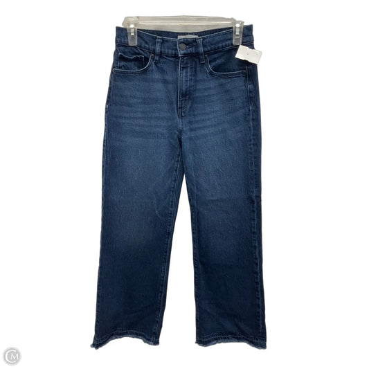 Jeans Straight By Loft In Blue Denim, Size: 0