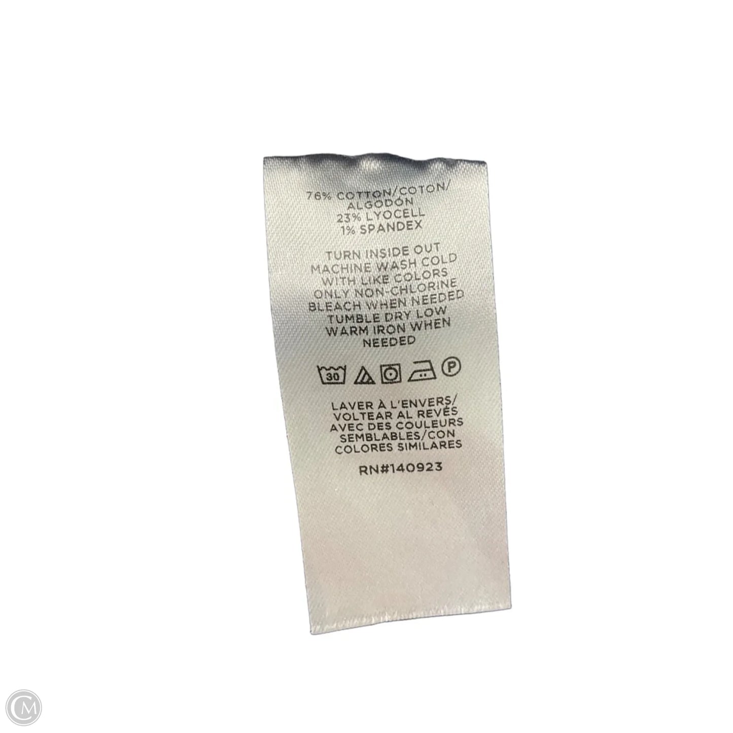 Jeans Straight By Loft In Blue Denim, Size: 0