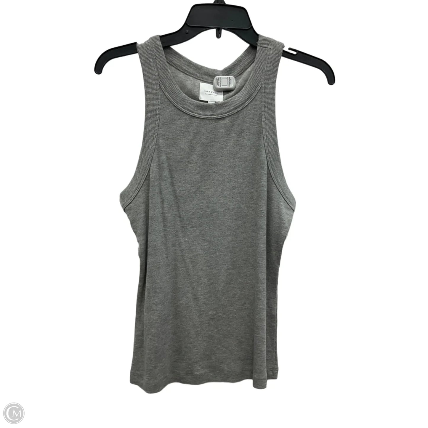 Top Sleeveless Basic By Cma In Grey, Size: M