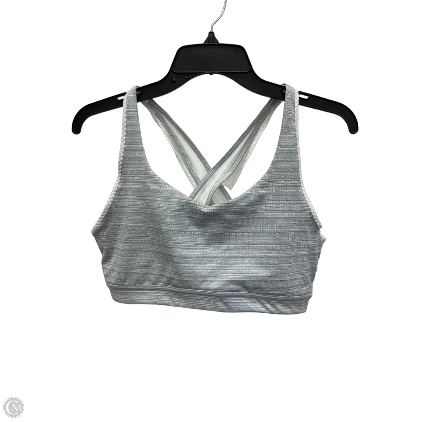 Athletic Bra By Athleta In Grey, Size: L