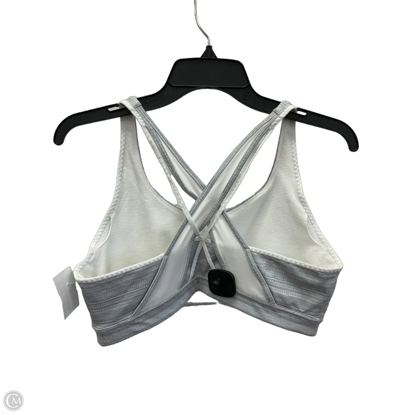 Athletic Bra By Athleta In Grey, Size: L