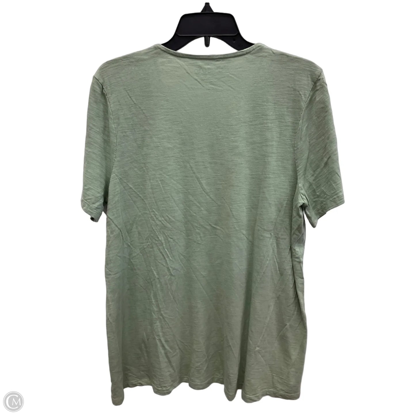 Top Short Sleeve By Chicos In Green, Size: L
