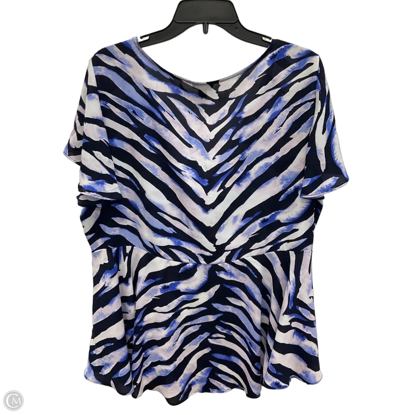 Top Short Sleeve By Torrid In Animal Print, Size: L