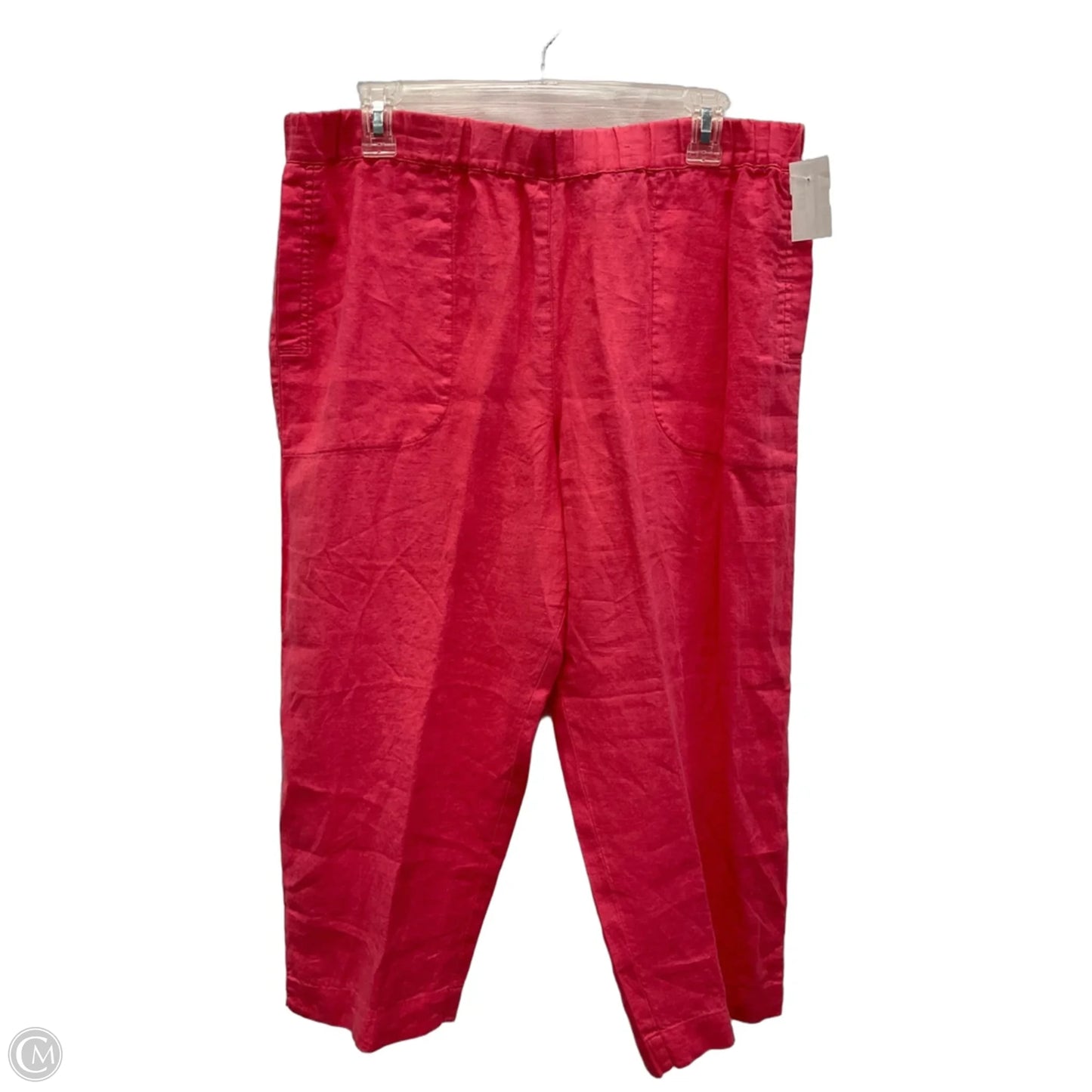 Capris By Chicos In Pink, Size: L