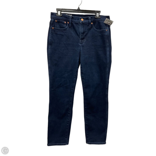 Jeans Straight By J. Crew In Blue Denim, Size: 8