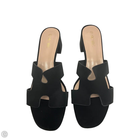 Shoes Heels Block By Cmf In Black, Size: 10