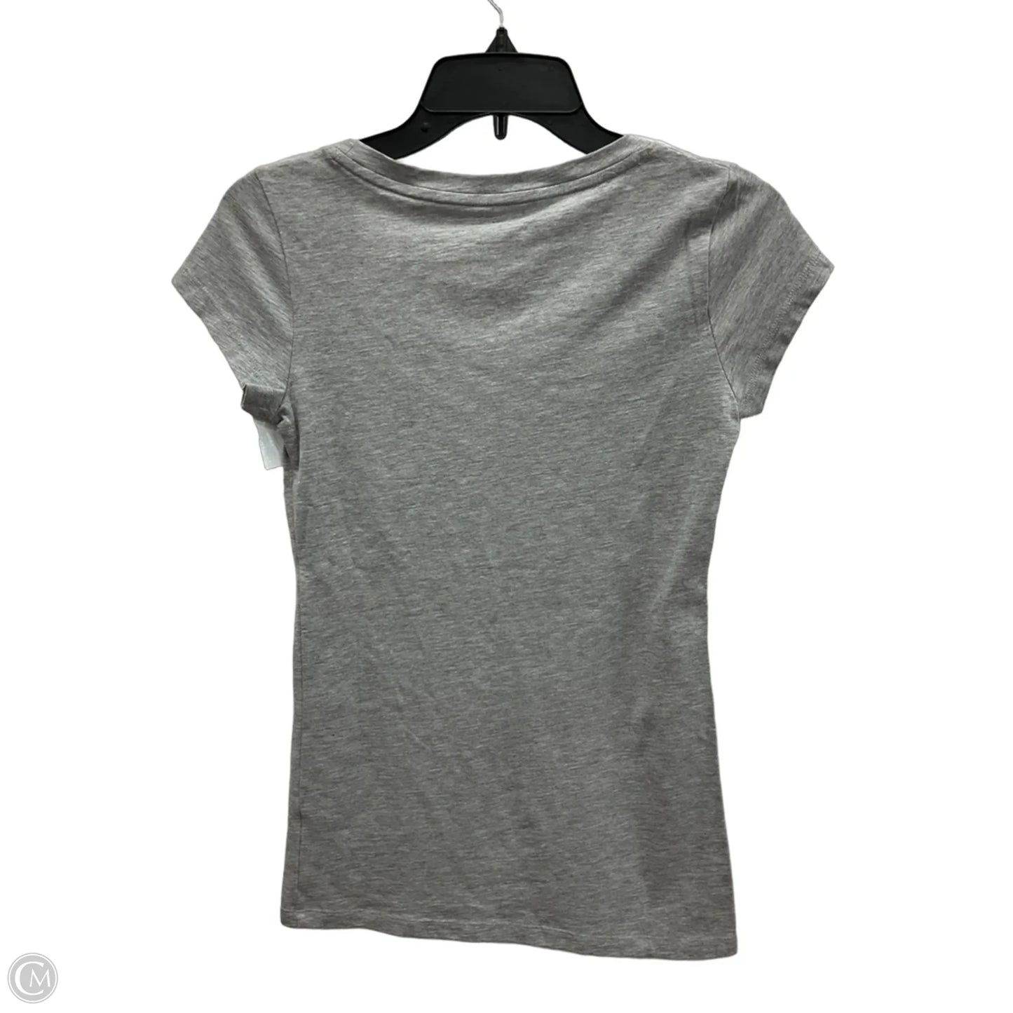 Top Short Sleeve By Valerie Bertinelli In Grey, Size: S