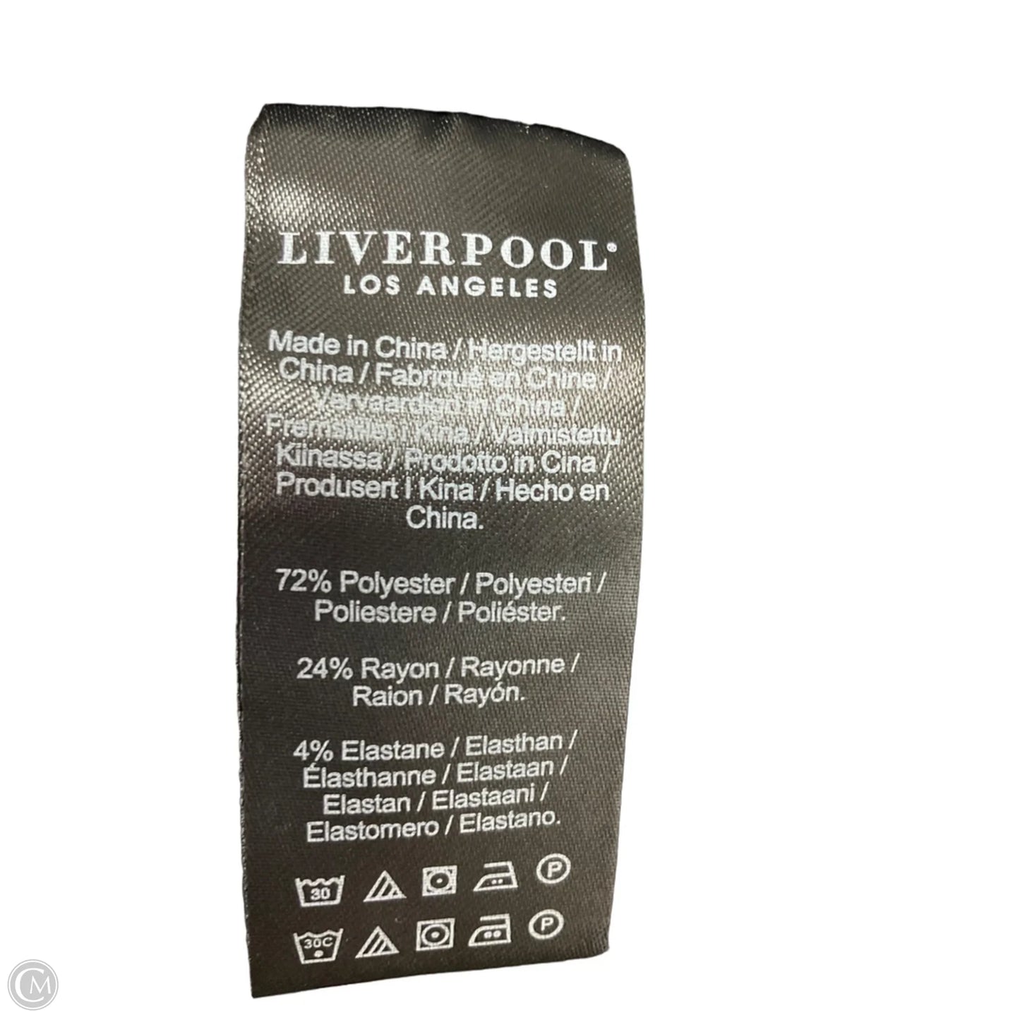 Pants Leggings By Liverpool In Grey, Size: S