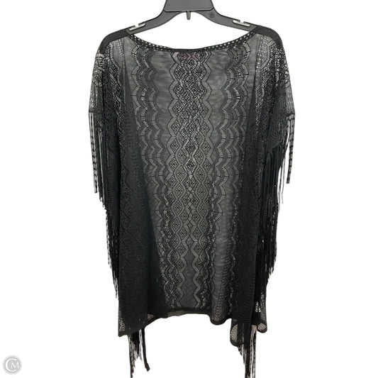 Swimwear Cover-up By Clothes Mentor In Black, Size: Osfm