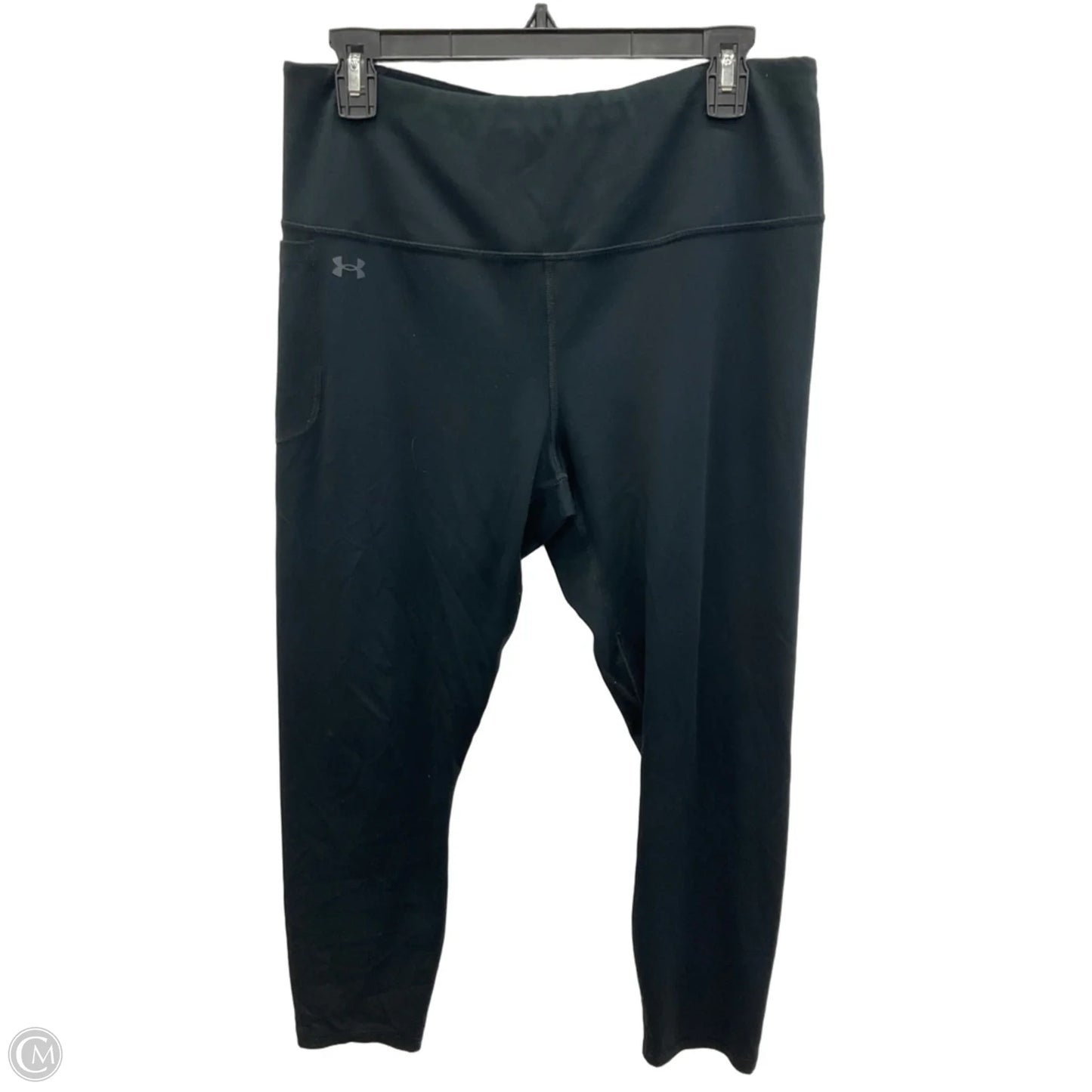 Athletic Leggings By Under Armour In Black, Size: 1x