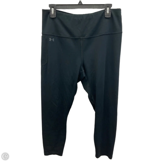 Athletic Leggings By Under Armour In Black, Size: 1x