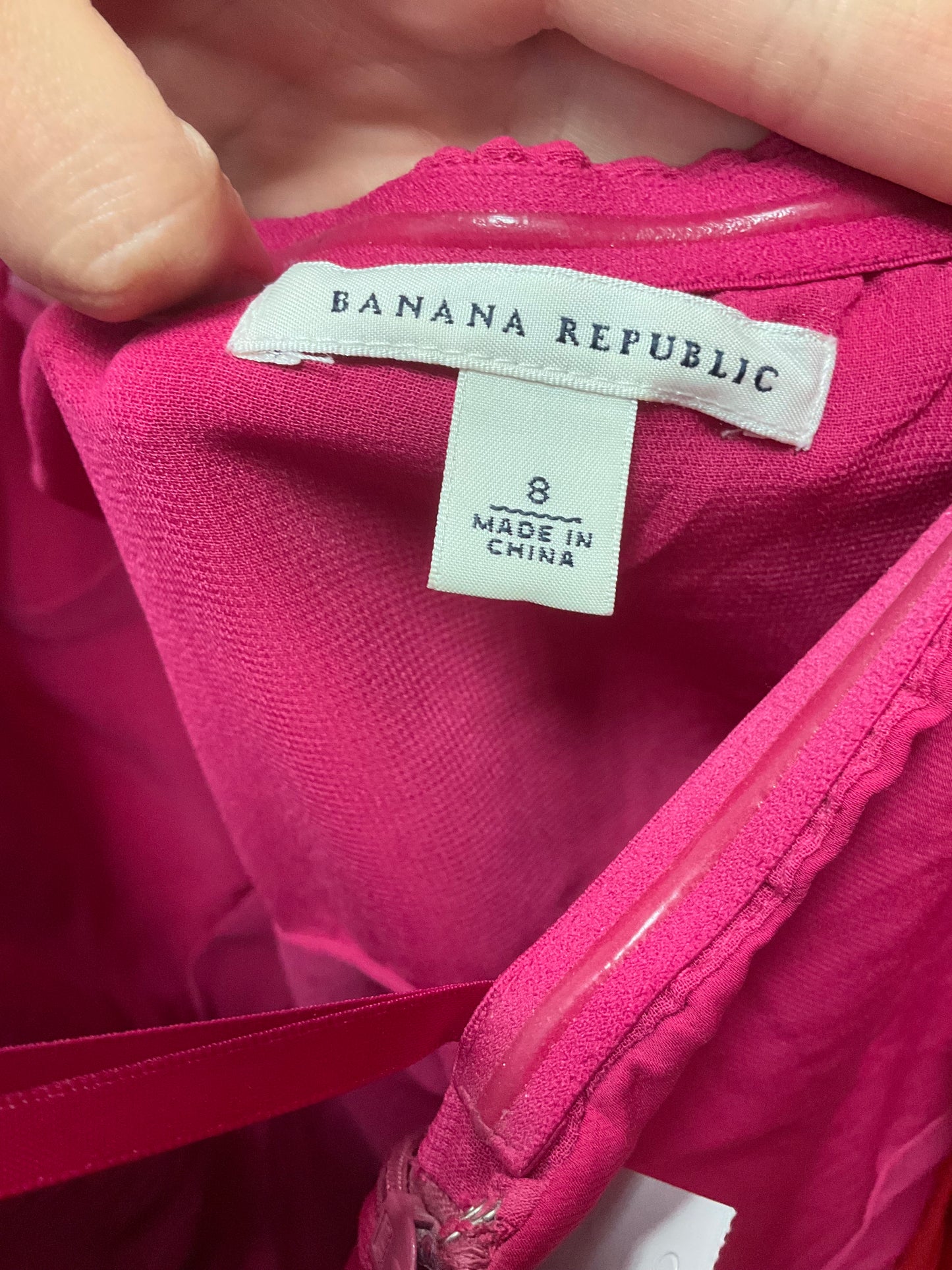 Pink Dress Casual Short Banana Republic, Size 8