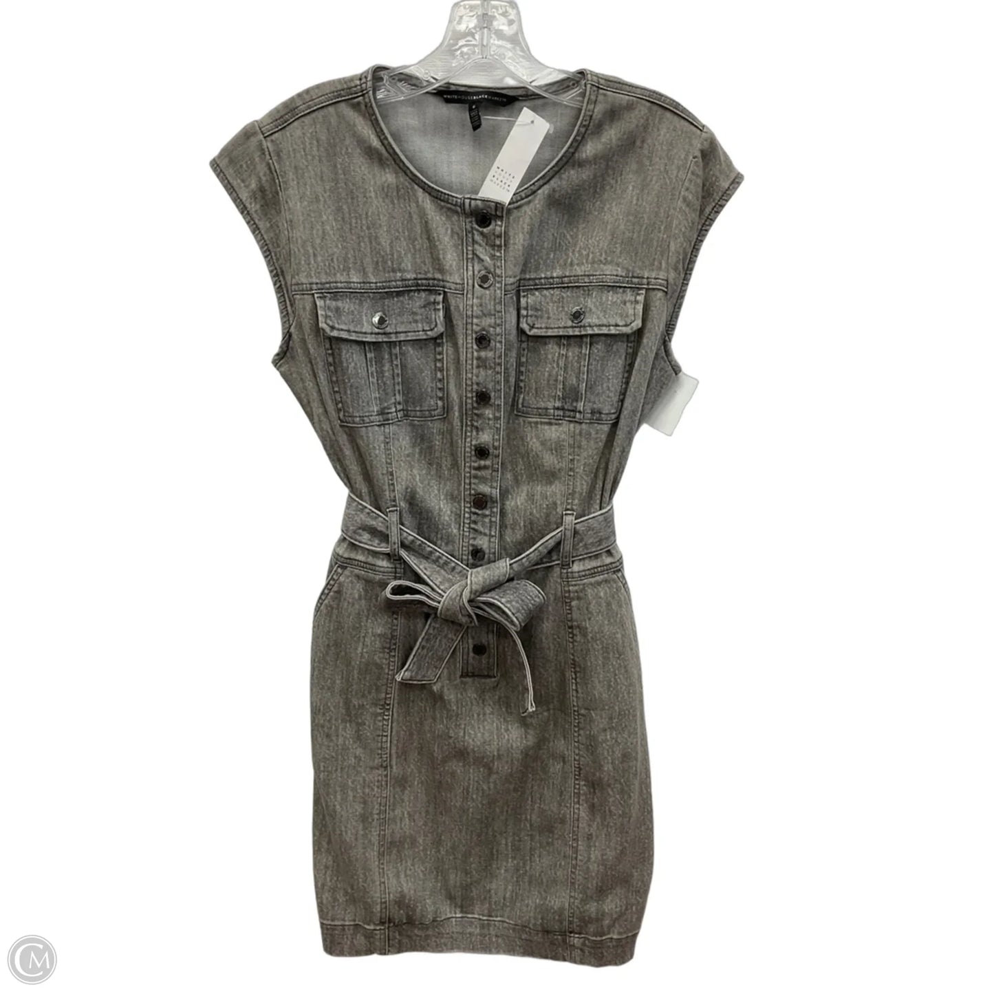 Dress Casual Short By White House Black Market In Grey, Size: S