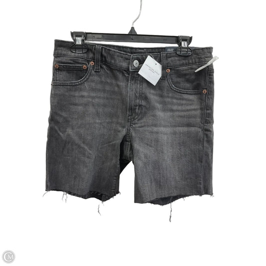Shorts By American Eagle In Black Denim, Size: 6