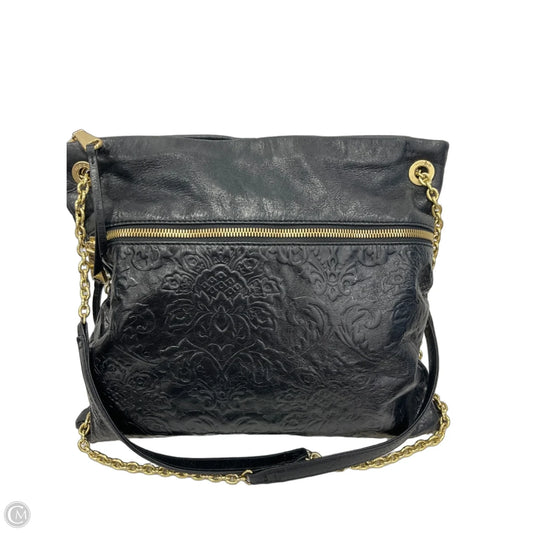 Handbag Leather By Hobo Intl, Size: Medium
