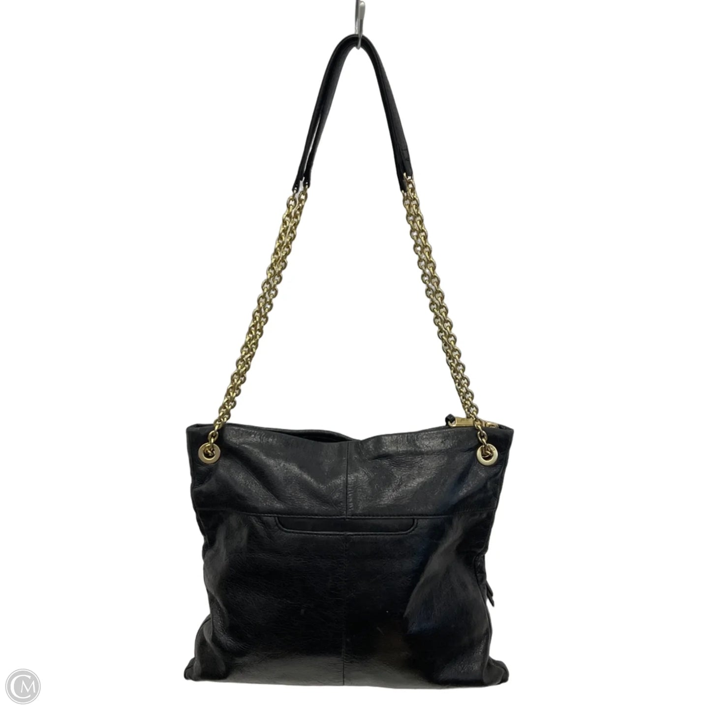 Handbag Leather By Hobo Intl, Size: Medium