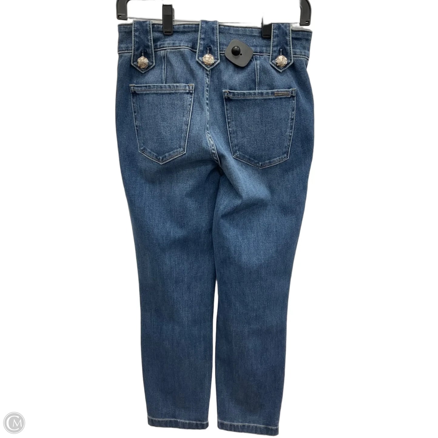 Jeans Straight By White House Black Market In Blue Denim, Size: 4