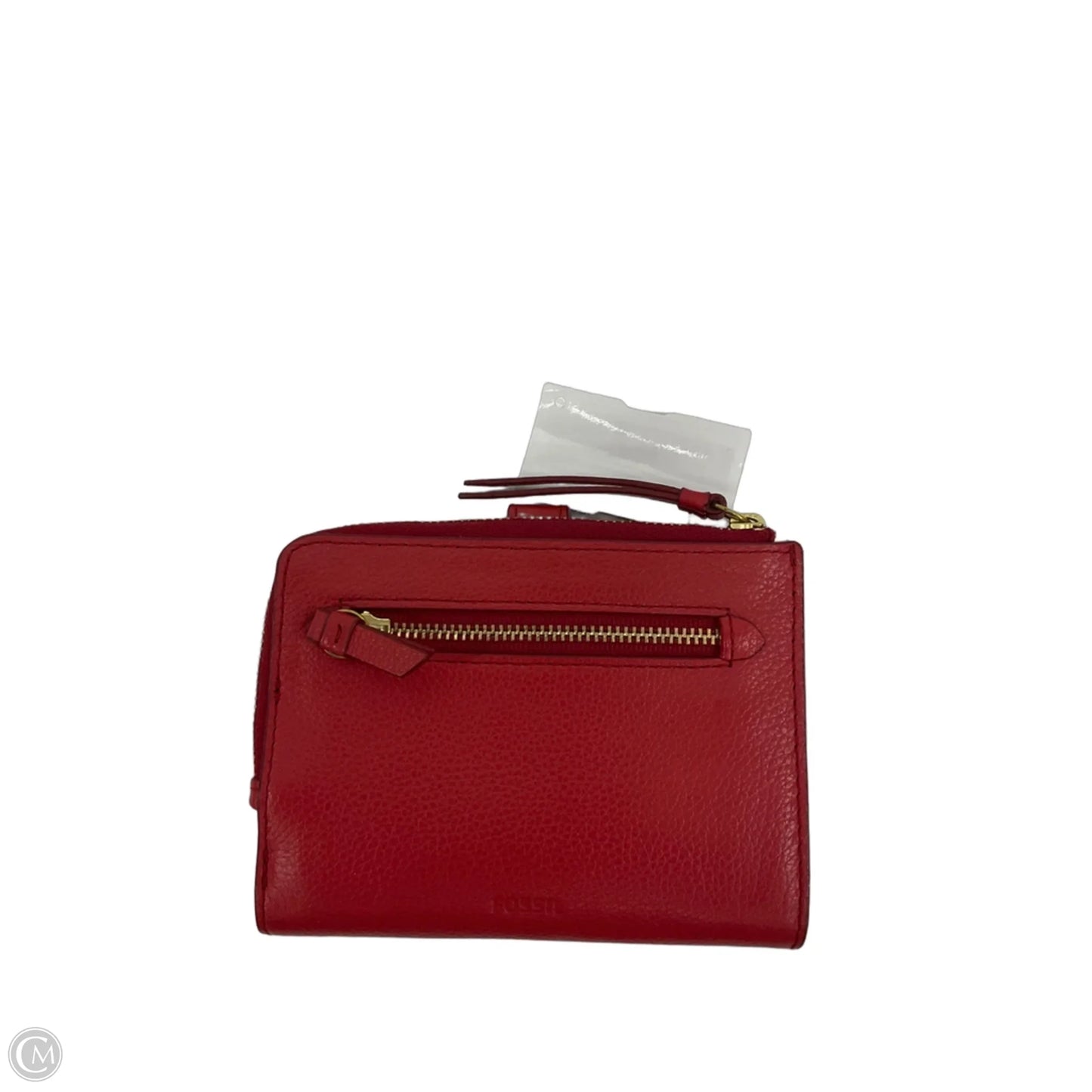 Wallet Leather By Fossil, Size: Medium