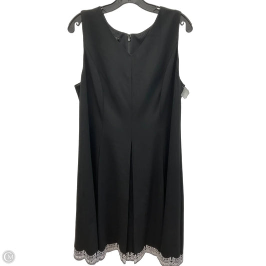 Dress Party Short By Talbots In Black & White, Size: Xlp
