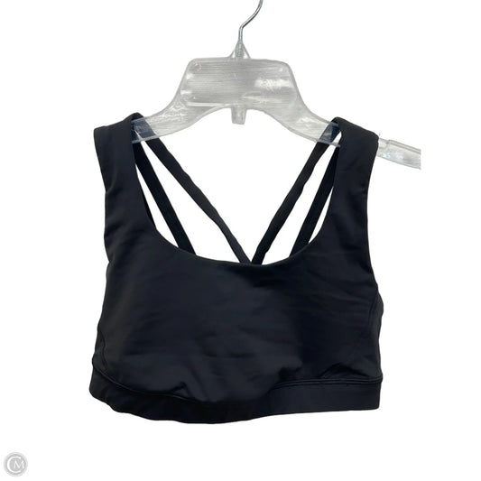 Athletic Bra By Lululemon In Black, Size: S