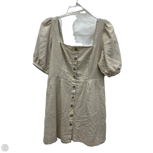 Dress Casual Short By Old Navy In Beige, Size: M