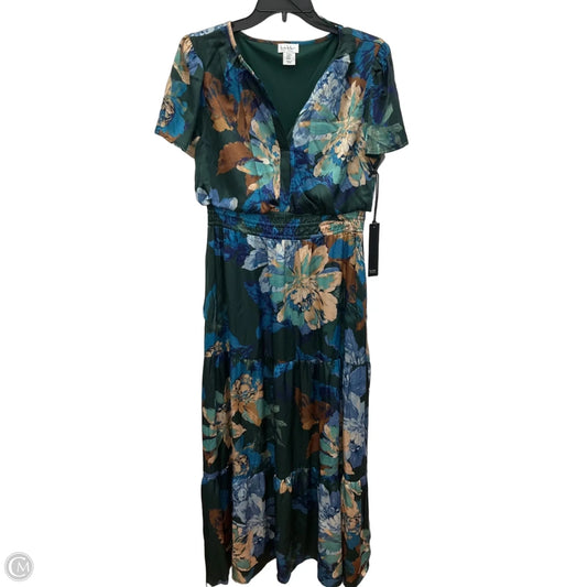 Dress Casual Maxi By Nicole Miller In Floral Print, Size: M