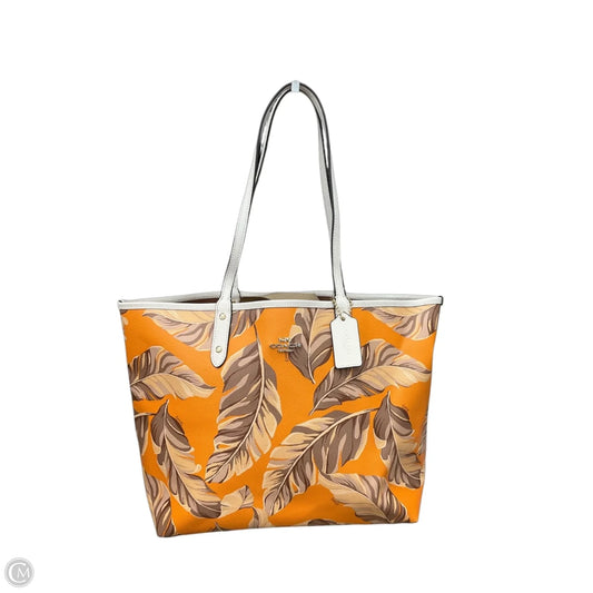 Tote Designer By Coach, Size: Large