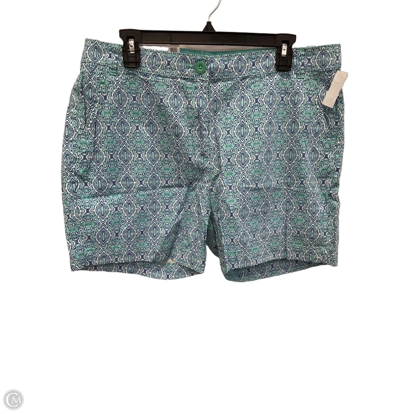Shorts By Caribbean Joe In Teal, Size: 14