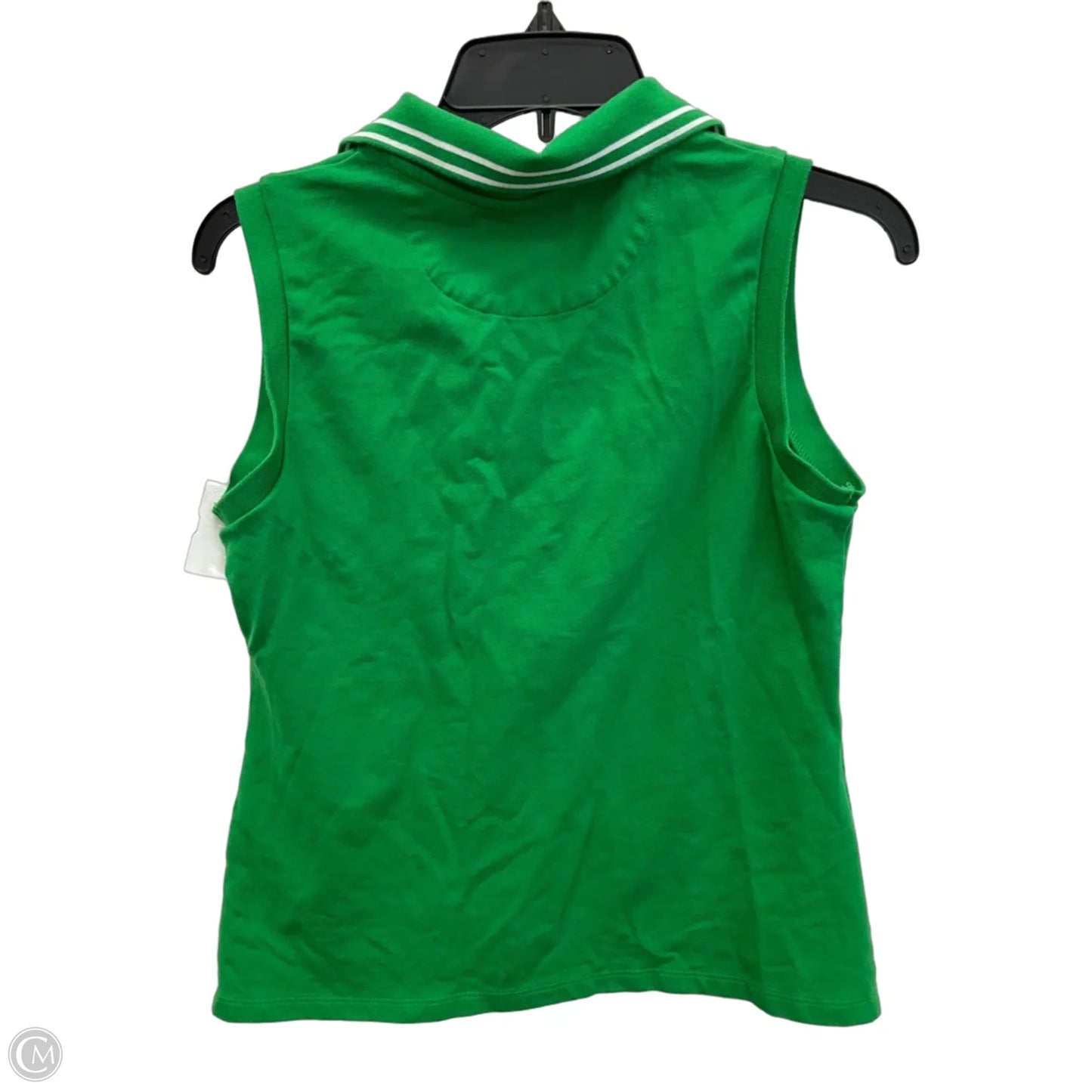 Top Sleeveless By Nautica In Green, Size: S
