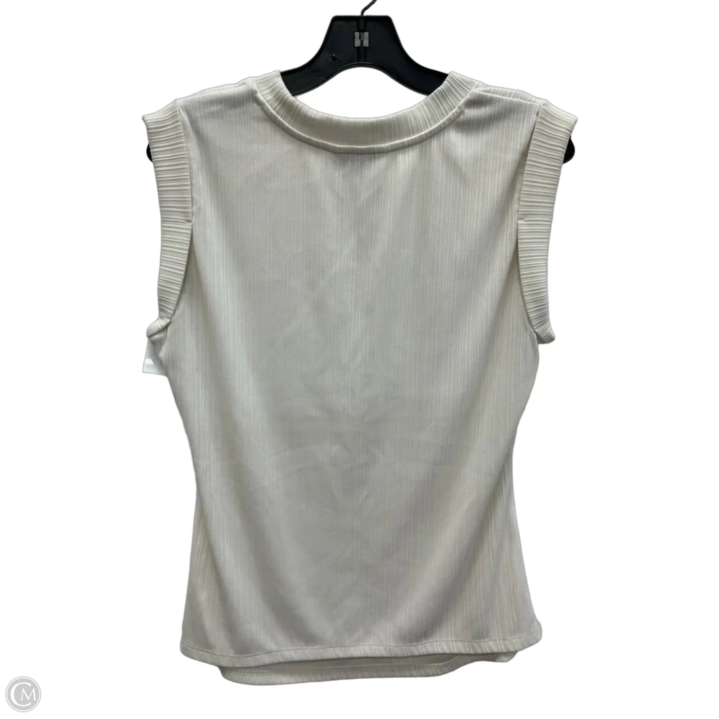 Top Sleeveless By Nine West In Beige, Size: L