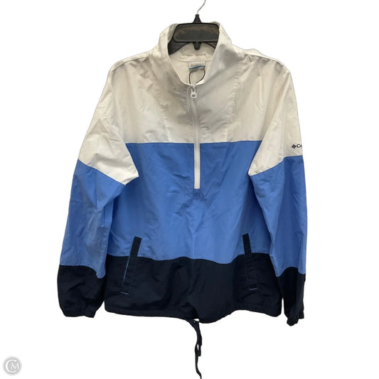 Athletic Jacket By Columbia In Blue, Size: L