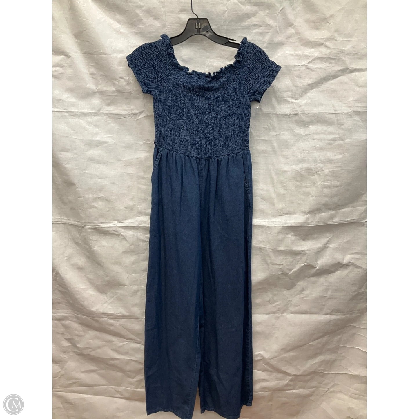 Jumpsuit By Blue Rain In Blue Denim, Size: S