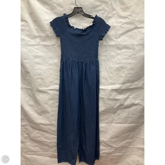 Jumpsuit By Blue Rain In Blue Denim, Size: S