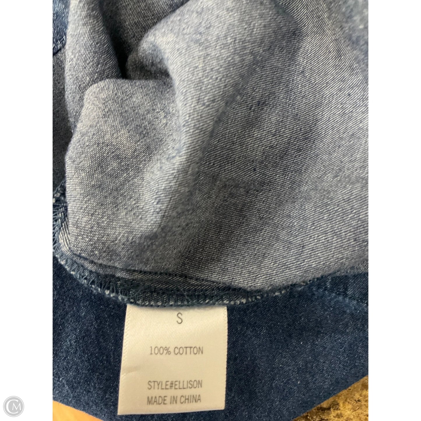 Jumpsuit By Blue Rain In Blue Denim, Size: S