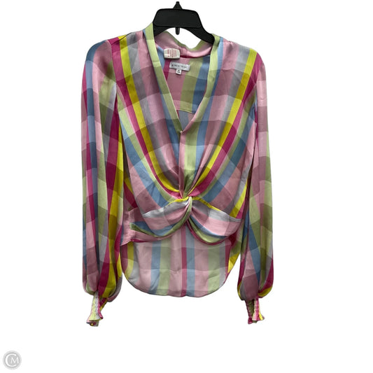 Top Long Sleeve By Gianni Bini In Multi-colored, Size: Xs