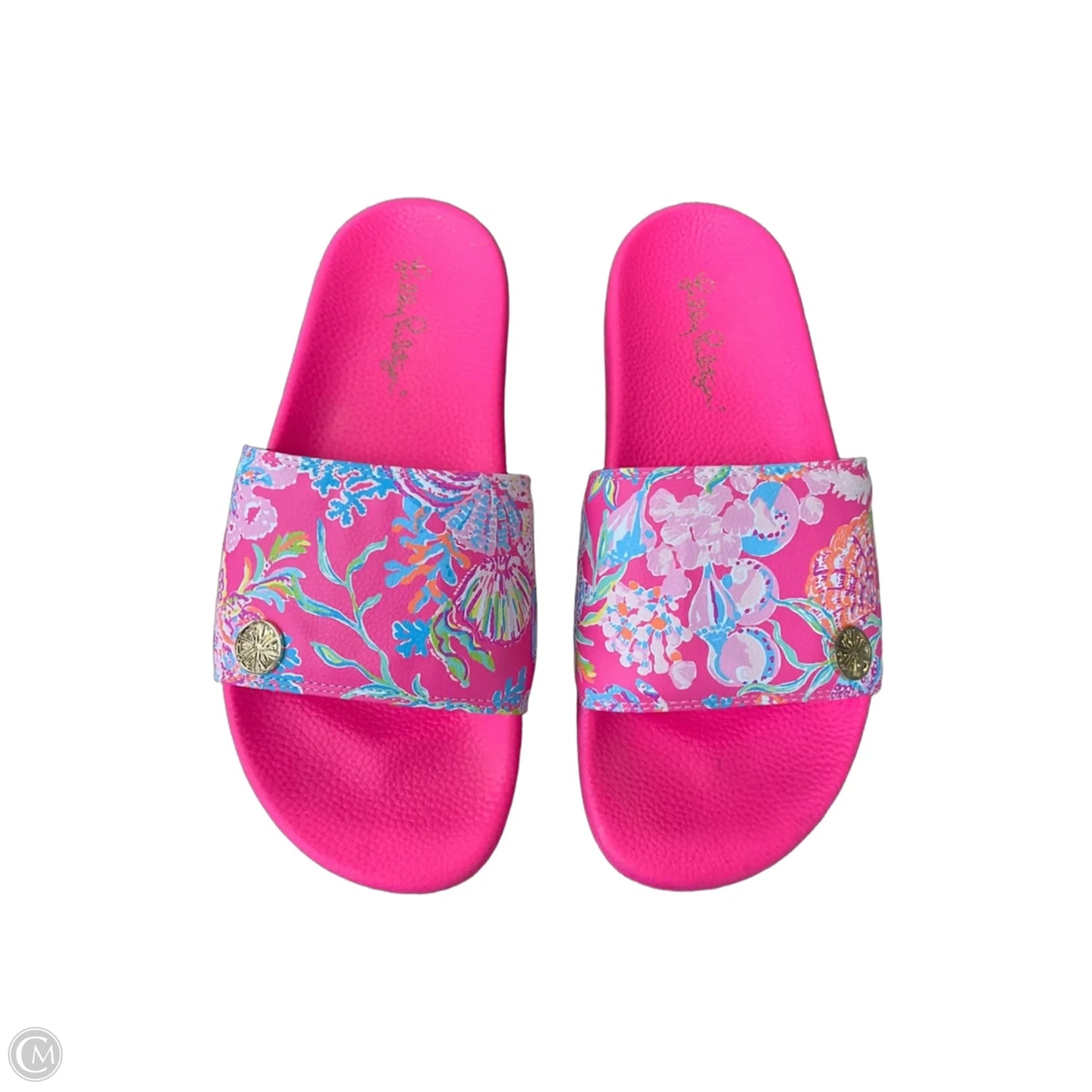 Sandals Designer By Lilly Pulitzer In Pink, Size: 8