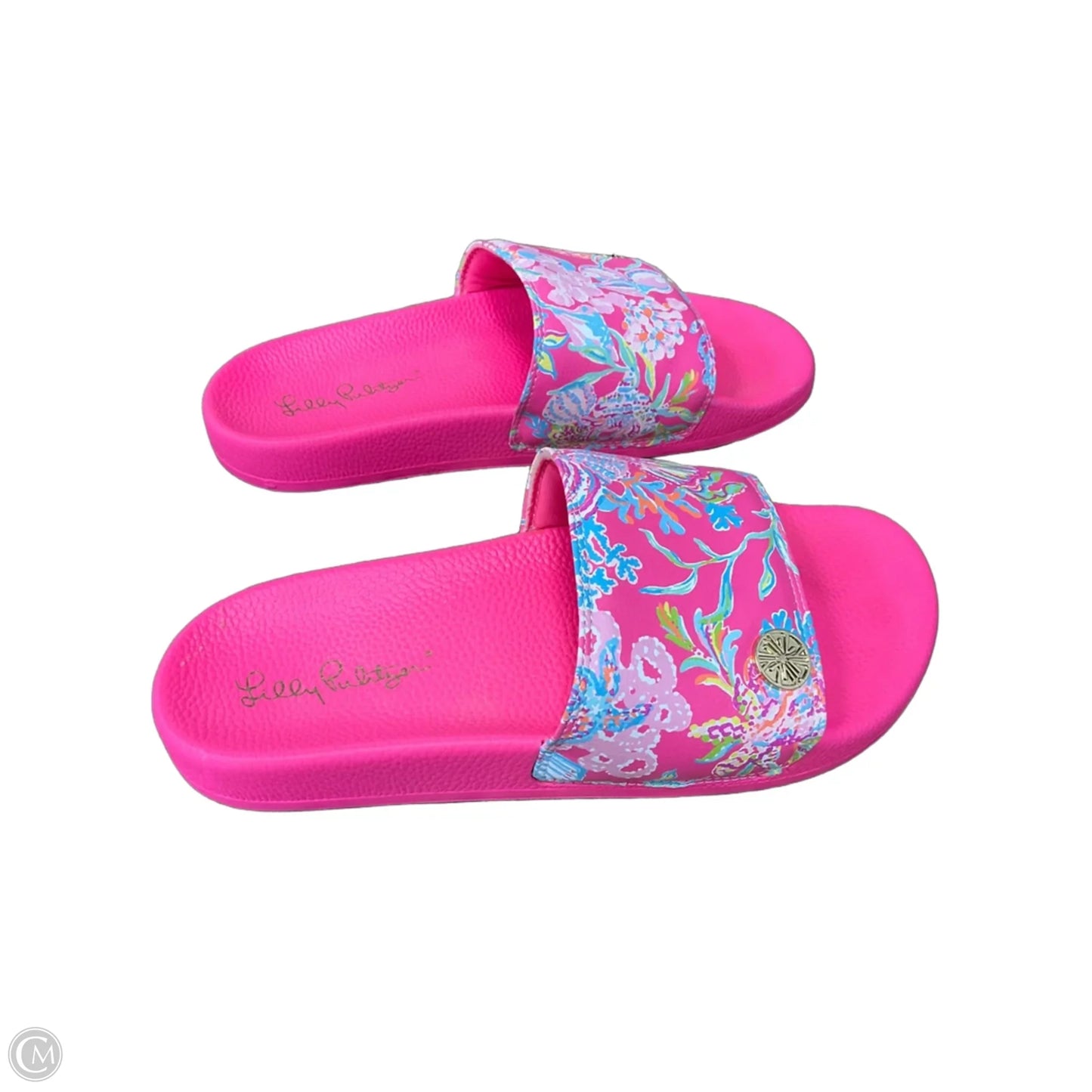 Sandals Designer By Lilly Pulitzer In Pink, Size: 8