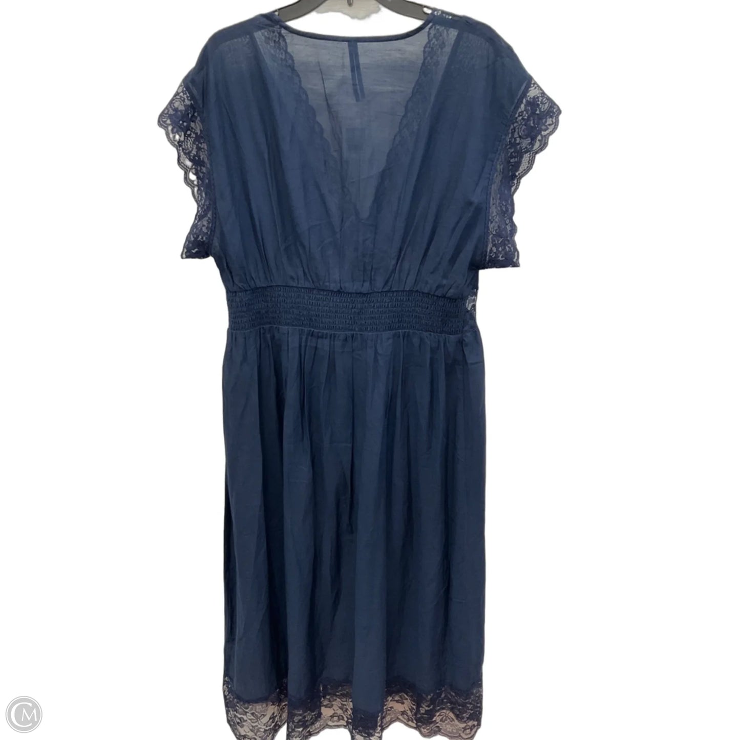Dress Casual Maxi By Anthropologie In Navy, Size: Xl