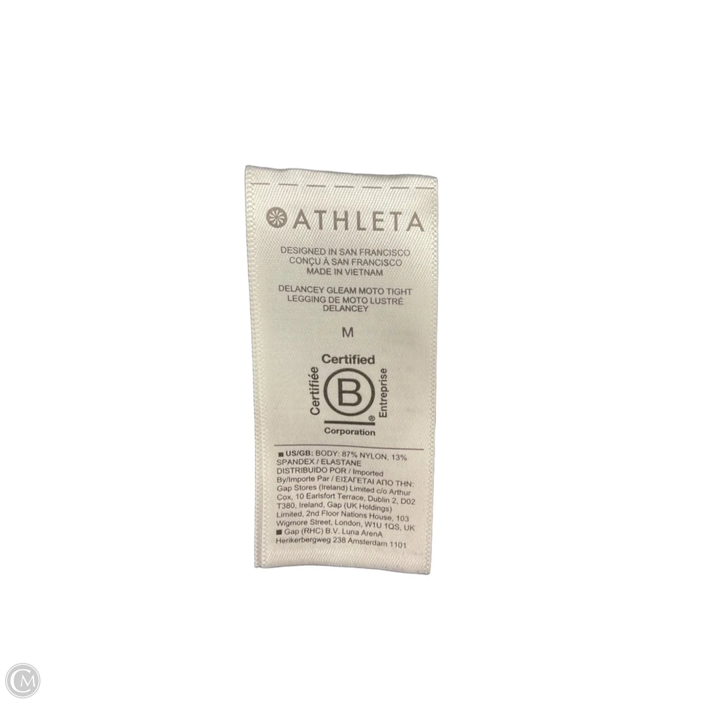 Athletic Leggings By Athleta In Black, Size: M