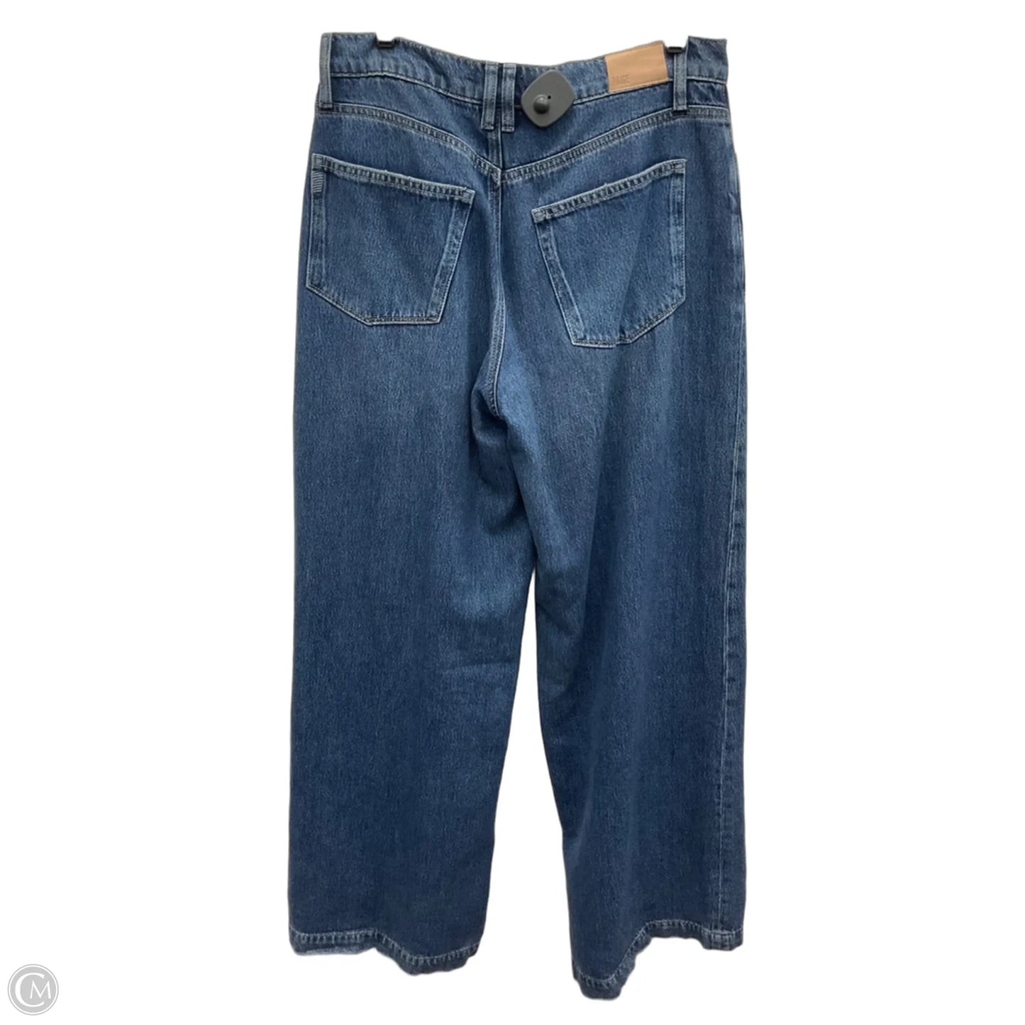 Jeans Wide Leg By Paige In Blue Denim, Size: 8