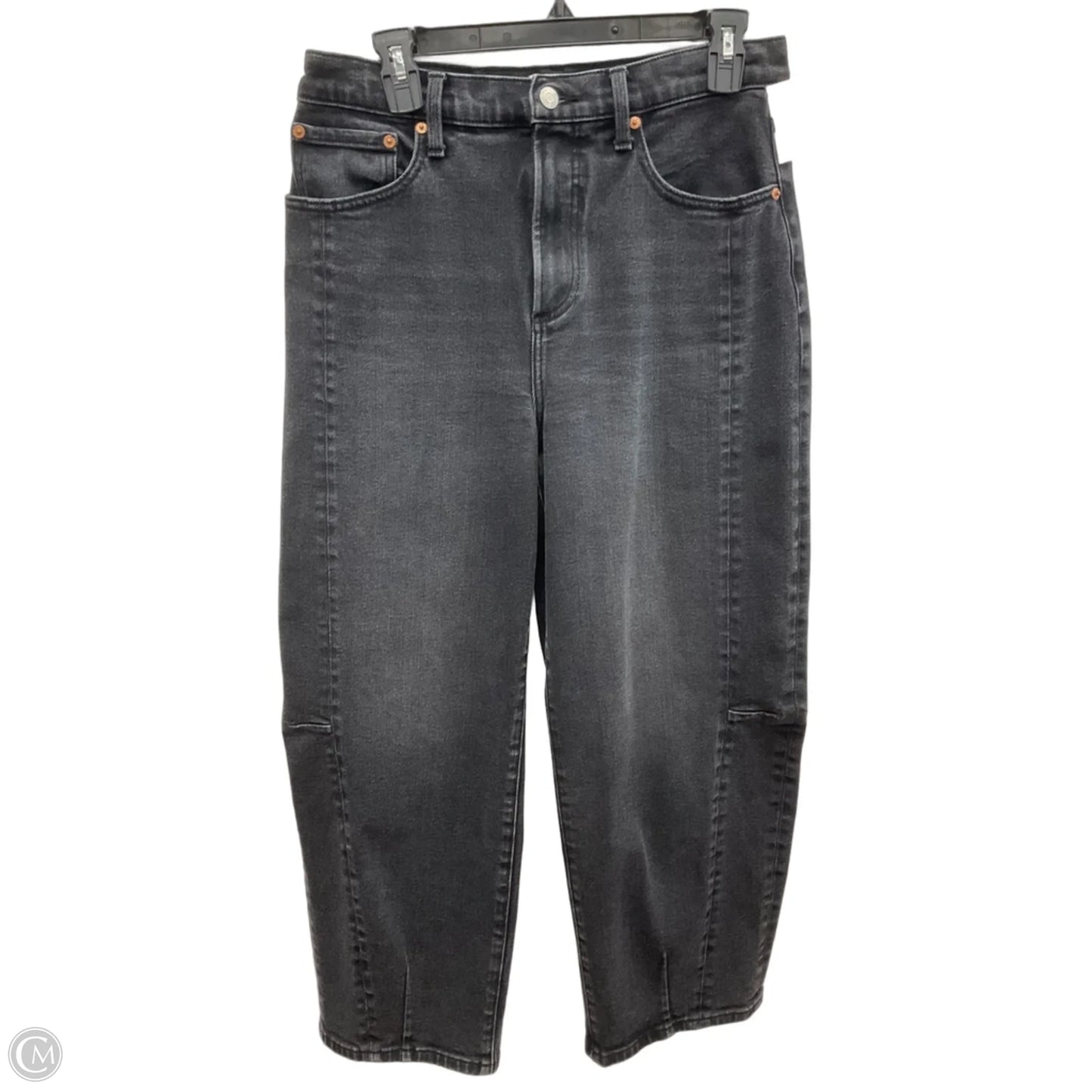 Jeans Straight By Pistola In Black Denim, Size: 8