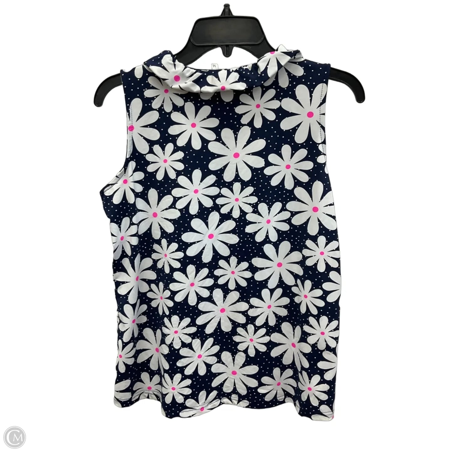 Top Sleeveless By Lulu B In Floral Print, Size: M