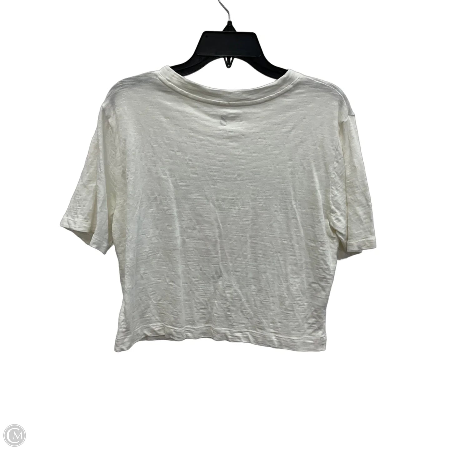 Top Short Sleeve By Lou And Grey In White, Size: S