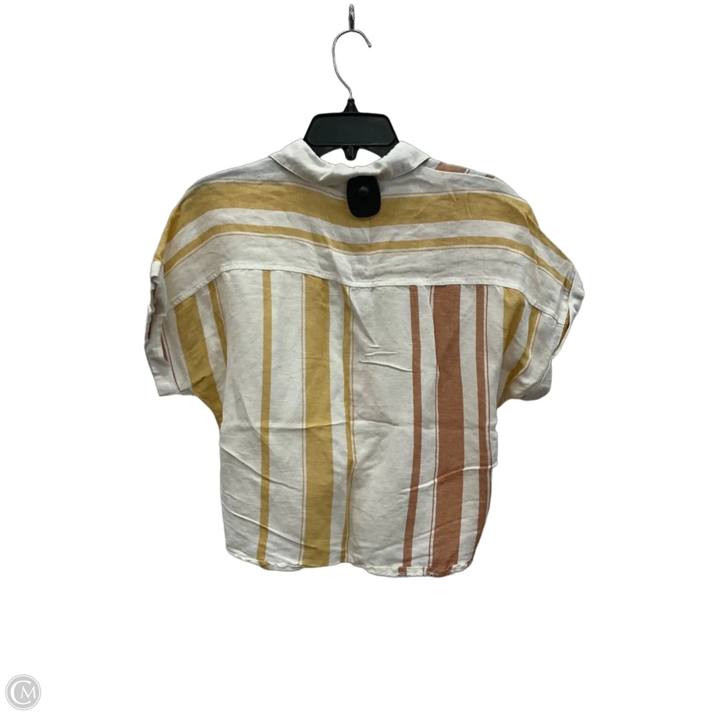 Top Short Sleeve By Altard State In Striped Pattern, Size: M