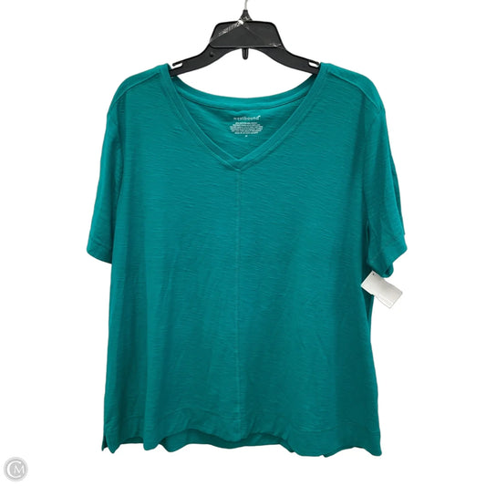 Top Short Sleeve By West Bound In Blue, Size: Xl