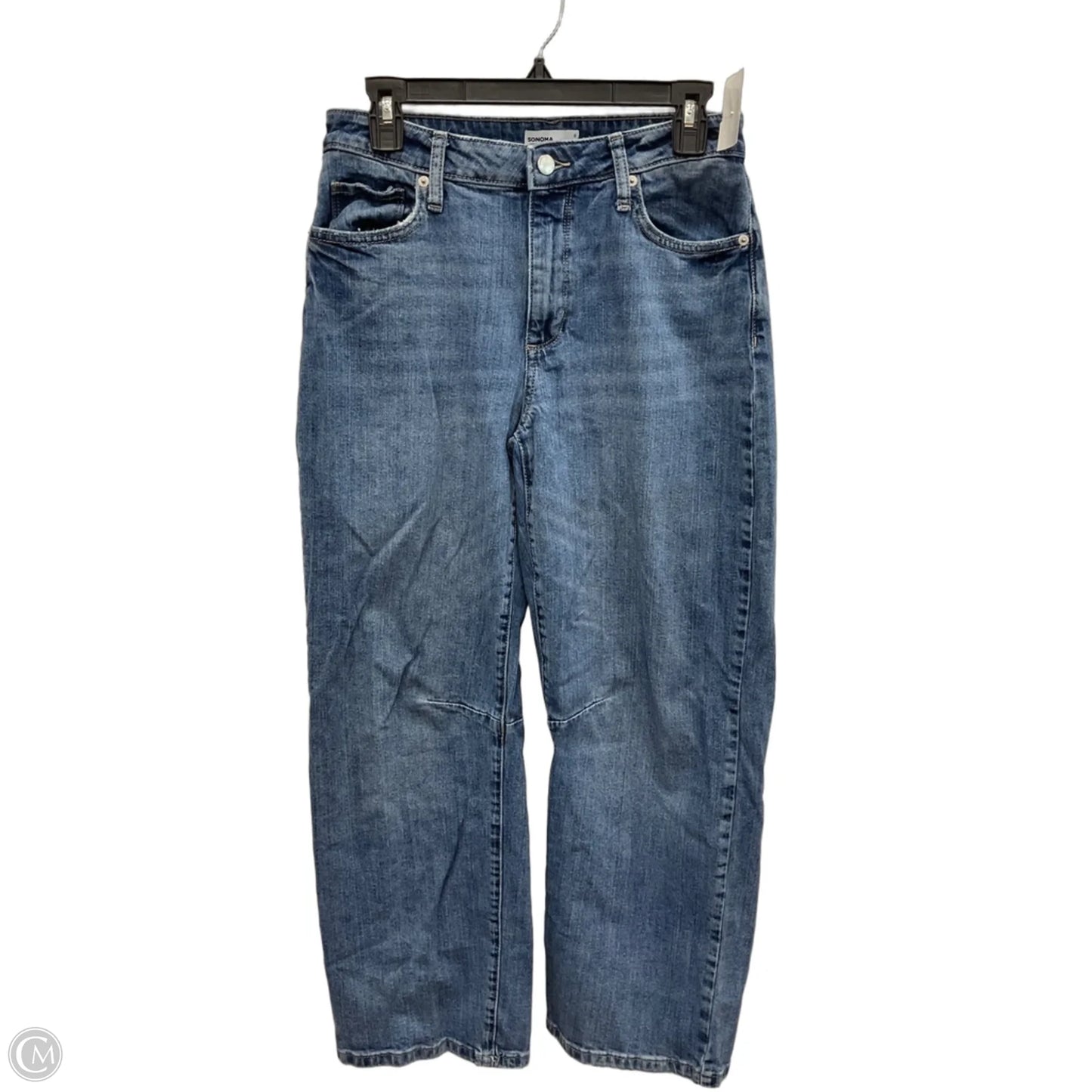 Jeans Straight By Sonoma In Blue Denim, Size: 8