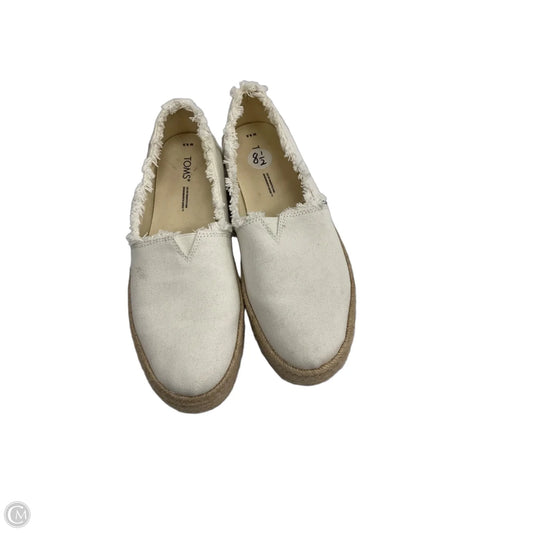 Shoes Flats By Toms In White, Size: 8.5