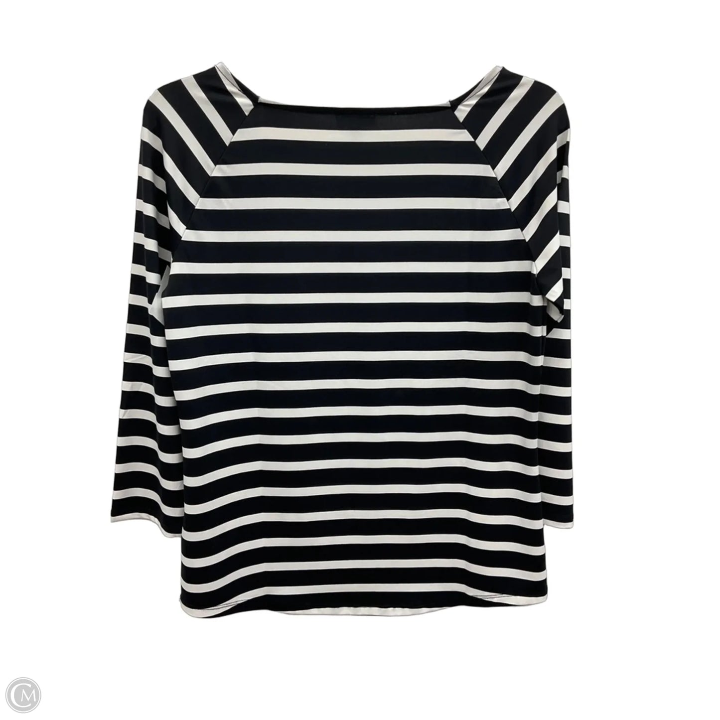 Top Long Sleeve By Talbots In Striped Pattern, Size: Xs