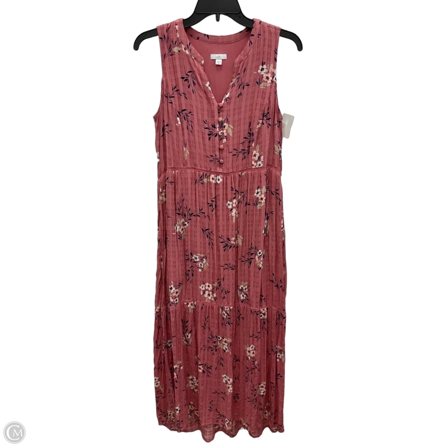 Dress Casual Maxi By J. Jill In Floral Print, Size: Xs